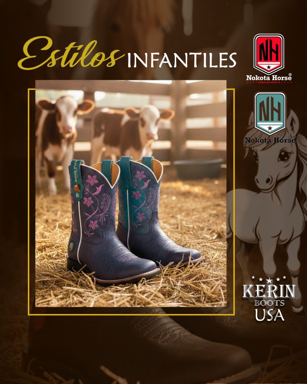 Bota Nokota Horse Jessy 18 Sintra Rust Plum – JO51811