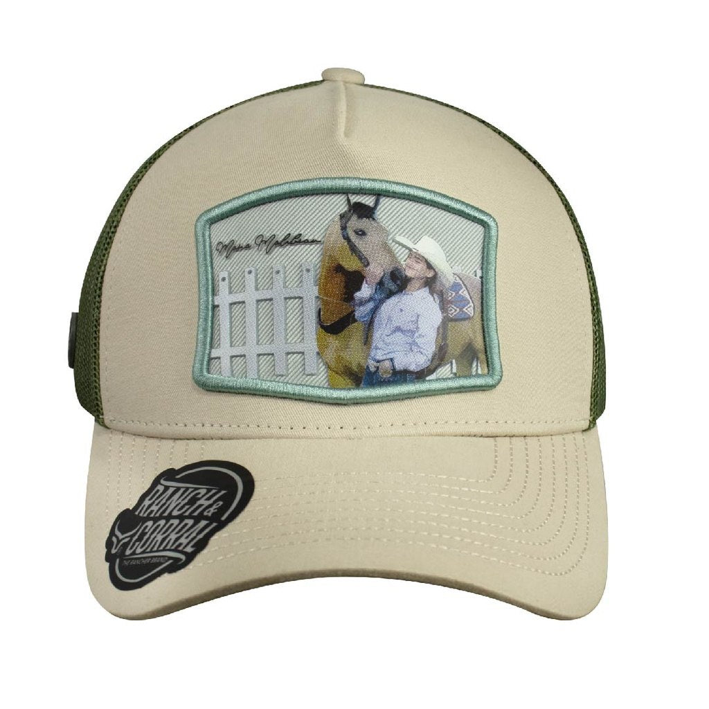 Ranch Style Cap with Horse Patch