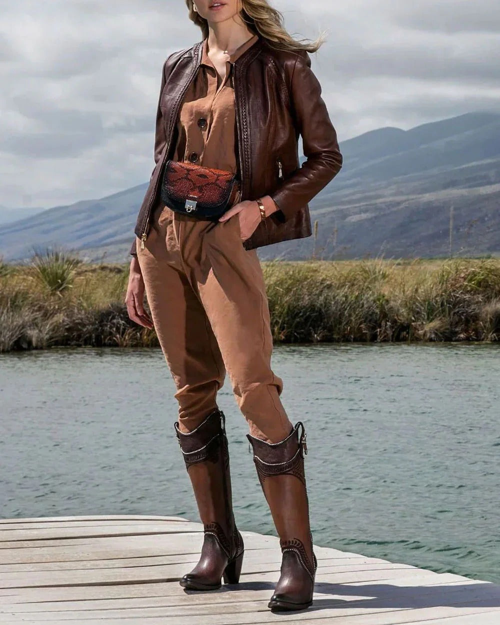 3F82RS-DAMASCO CHOCOLATE